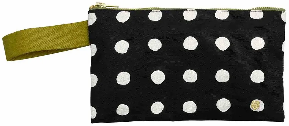 Clutches - Wristlet pouch Mia Caviar 14 X 24 - LA CERISE SUR LE GATEAU