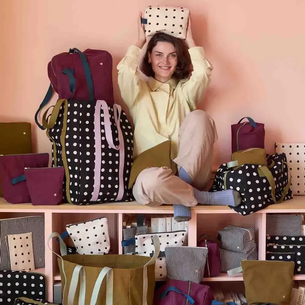 Clutches - Mio Pouch Écru 14 X 19 X 1 - LA CERISE SUR LE GATEAU