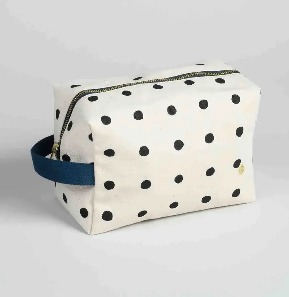 Clutches - Cube toiletry bag Mio Écru L 14 X 22 X 11 - LA CERISE SUR LE GATEAU
