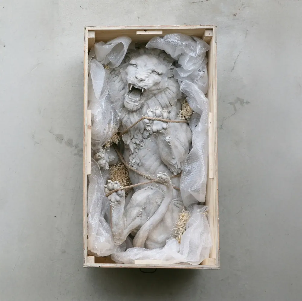 Sculptures, statuettes and miniatures - Box n.5 Leone Nemeo - SAN POLO ART GALLERY - VENISE