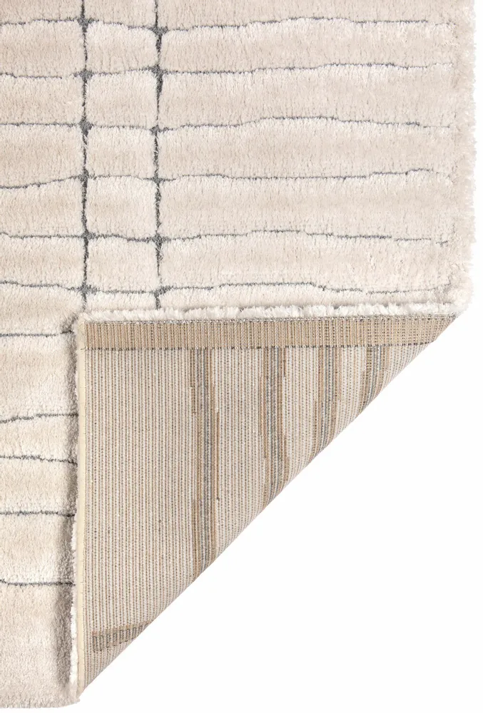 Rugs - Recycled Rug Antonio Neige 200 X 290 X 2 - MAISON VIVARAISE - SDE VIVARAISE WINKLER