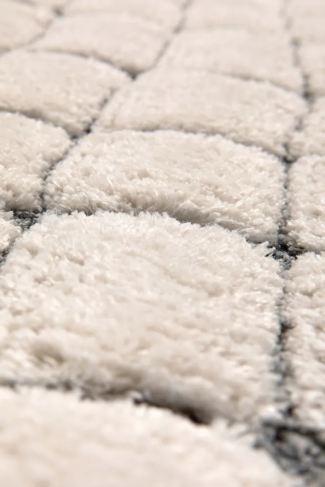 Tapis - Tapis recyclé Antonio Neige 160 x 230 x 2 - MAISON VIVARAISE - SDE VIVARAISE WINKLER