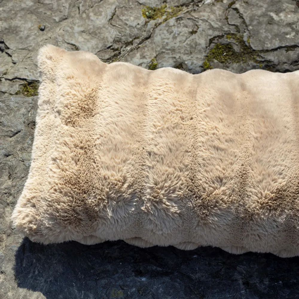 Cushions - Astrid Cushion Grège 40 X 65 - MAISON VIVARAISE - SDE VIVARAISE WINKLER