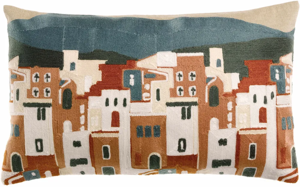 Cushions - Embroidered Cushion Elie Multico 30 X 50 - MAISON VIVARAISE - SDE VIVARAISE WINKLER