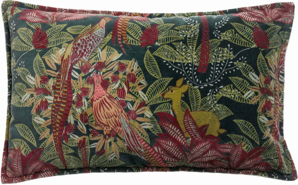 Cushions - Ewan Printed Cushion Multico 40 X 65 - MAISON VIVARAISE - SDE VIVARAISE WINKLER