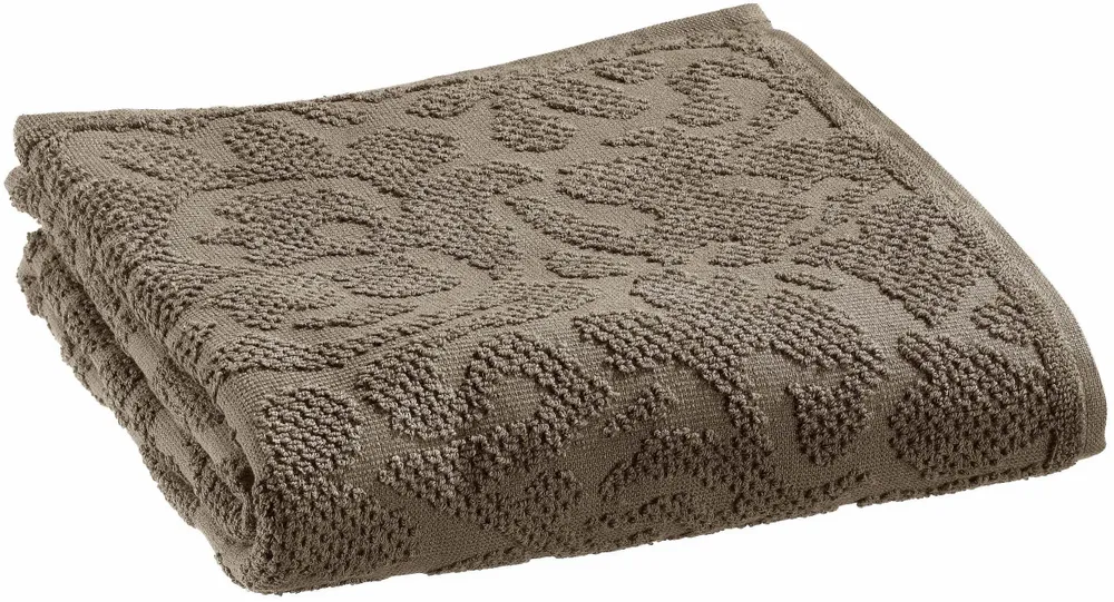 Serviettes de bain - Serviette de toilette Gilda Carbone 50 x 100 - MAISON VIVARAISE - SDE VIVARAISE WINKLER