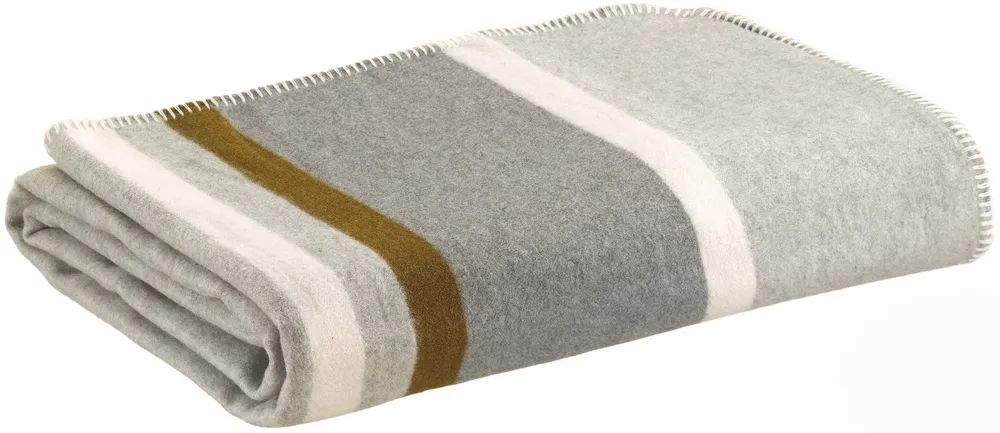 Bed linens - Gioia Recycled Jacquard Throw Perle 240 X 260 - MAISON VIVARAISE - SDE VIVARAISE WINKLER
