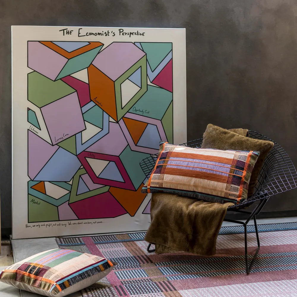 Coussins - Coussin brodé Kaël Multico 45 x 45 - MAISON VIVARAISE - SDE VIVARAISE WINKLER