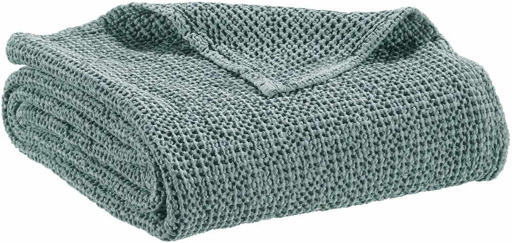 Plaids - Plaid recyclé Maia Plomb 140 x 200 - MAISON VIVARAISE - SDE VIVARAISE WINKLER