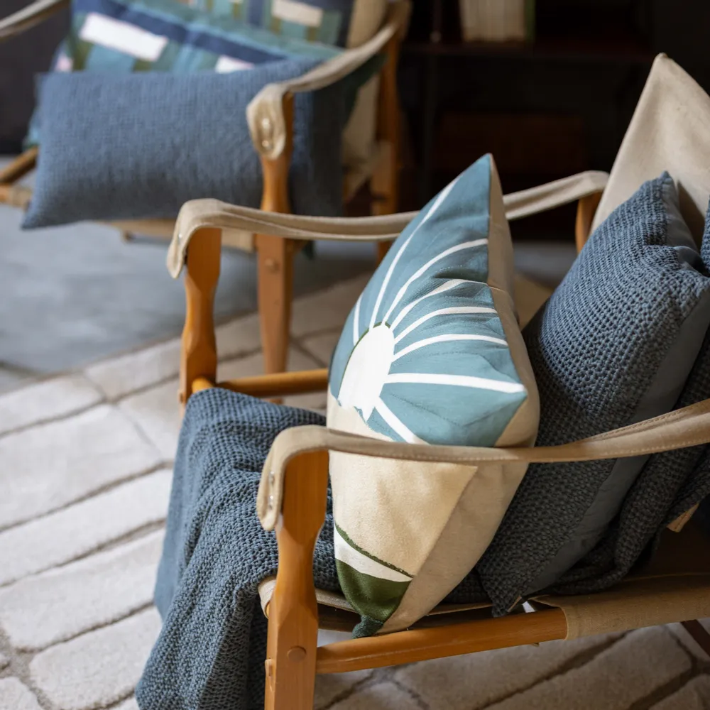 Bed linens - Recycled Throw Maia Plomb 260 X 260 - MAISON VIVARAISE - SDE VIVARAISE WINKLER