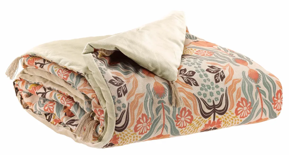 Throw blankets - Youri Printed Throw Blanket Multico 135 X 200 - MAISON VIVARAISE - SDE VIVARAISE WINKLER