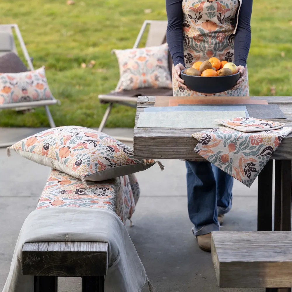 Throw blankets - Youri Printed Throw Blanket Multico 135 X 200 - MAISON VIVARAISE - SDE VIVARAISE WINKLER