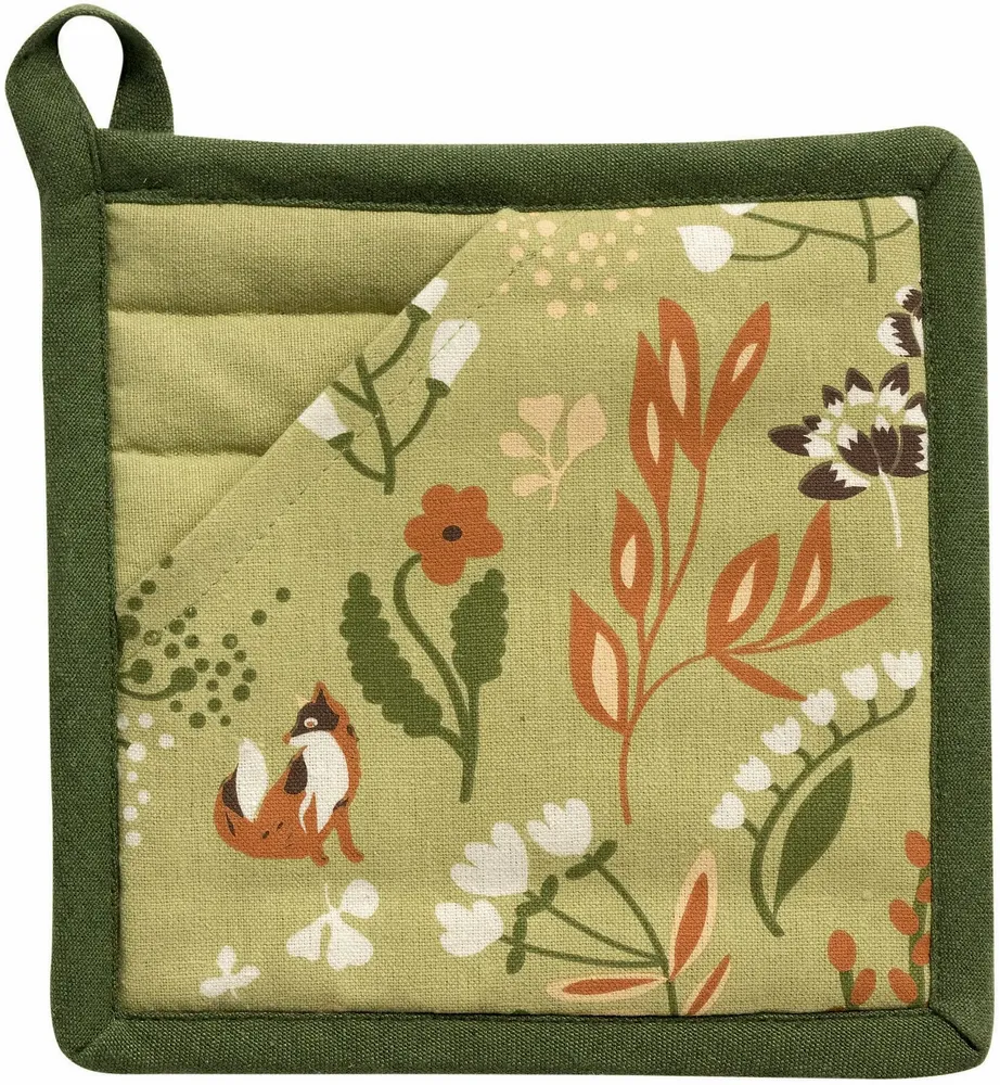 Potholders - 2-in-1 Recycled Pot Holder Darian Multico 20 X 20 - MAISON VIVARAISE - SDE VIVARAISE WINKLER