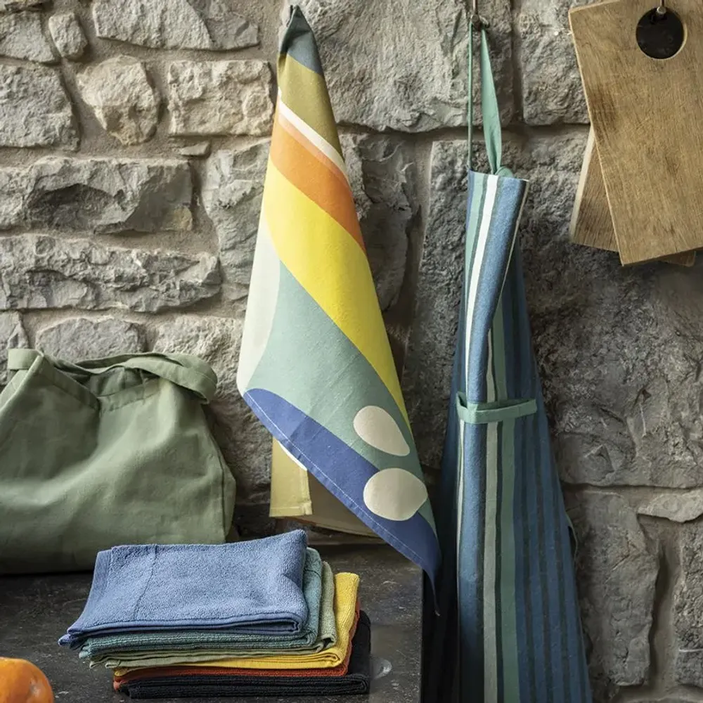 Sacs et cabas - Sac shopping recyclé Grace Matcha 35 x 40 x 15 - MAISON VIVARAISE - SDE VIVARAISE WINKLER