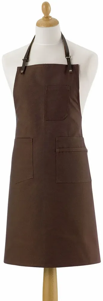 Tabliers de cuisine - Tablier de cuisine Léo Café 70 x 90 - MAISON VIVARAISE - SDE VIVARAISE WINKLER