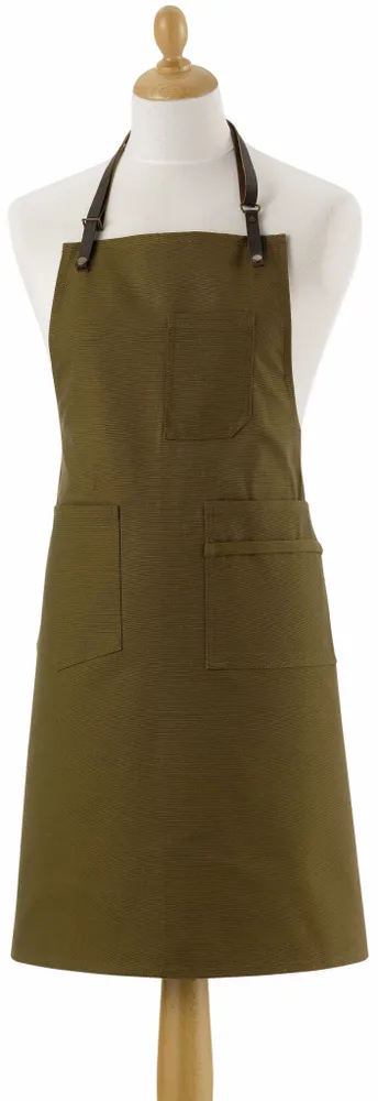 Aprons - Léo Kitchen Apron Kaki 70 X 90 - MAISON VIVARAISE - SDE VIVARAISE WINKLER
