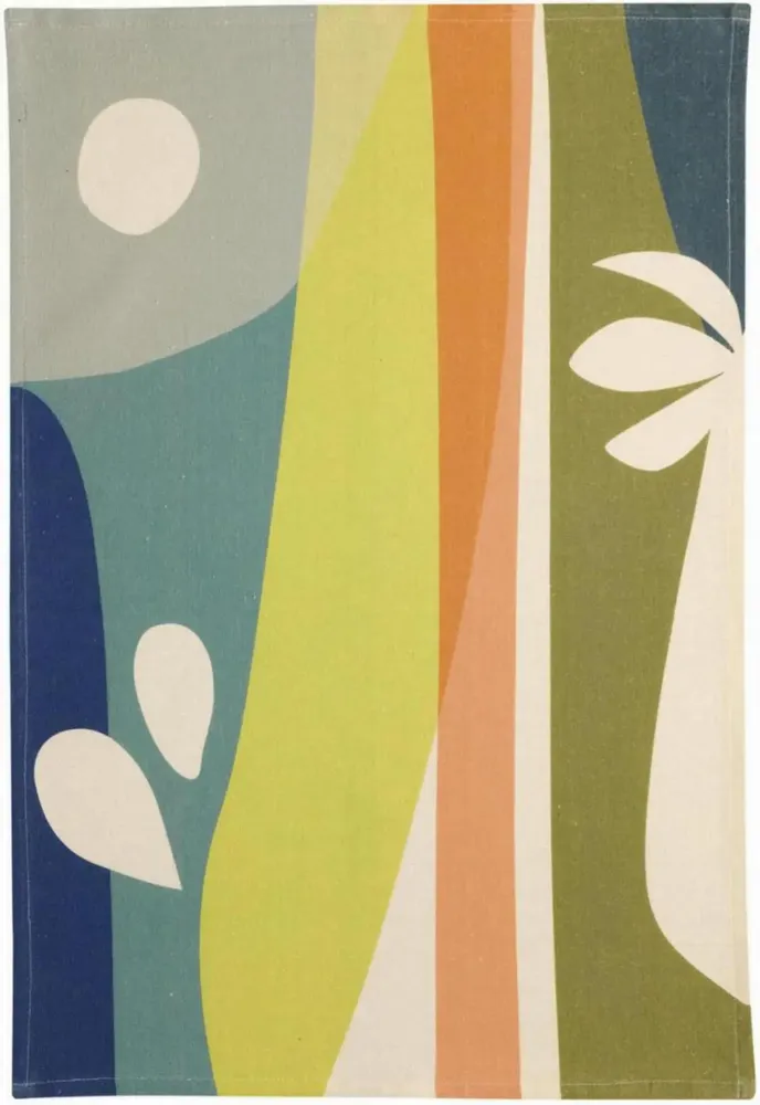 Torchons - Torchon recyclé Lineo Multico 50 x 70 - MAISON VIVARAISE - SDE VIVARAISE WINKLER