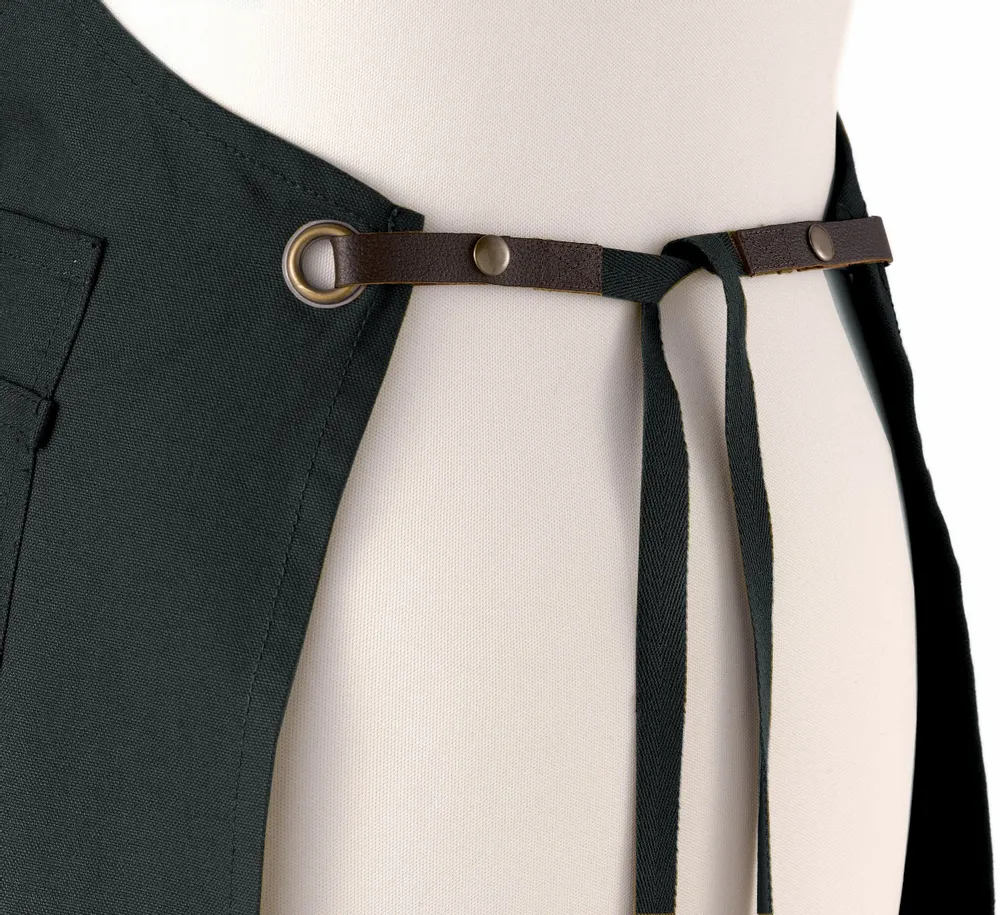 Aprons - Léo Kitchen Apron Noir 70 X 90 - MAISON VIVARAISE - SDE VIVARAISE WINKLER