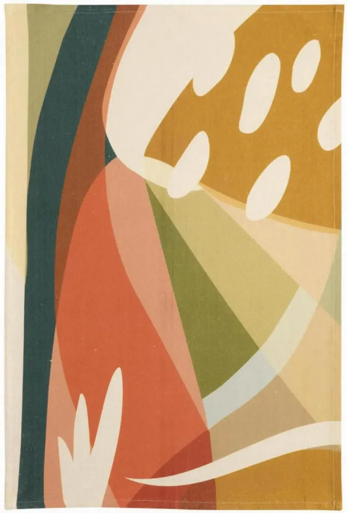 Dish towels - Recycled Tea Towel Revao Multico 50 X 70 - MAISON VIVARAISE - SDE VIVARAISE WINKLER