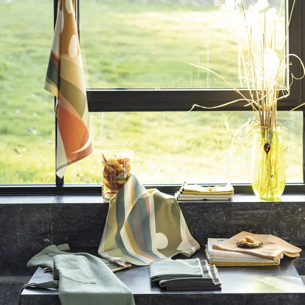 Dish towels - Recycled Tea Towel Revao Multico 50 X 70 - MAISON VIVARAISE - SDE VIVARAISE WINKLER