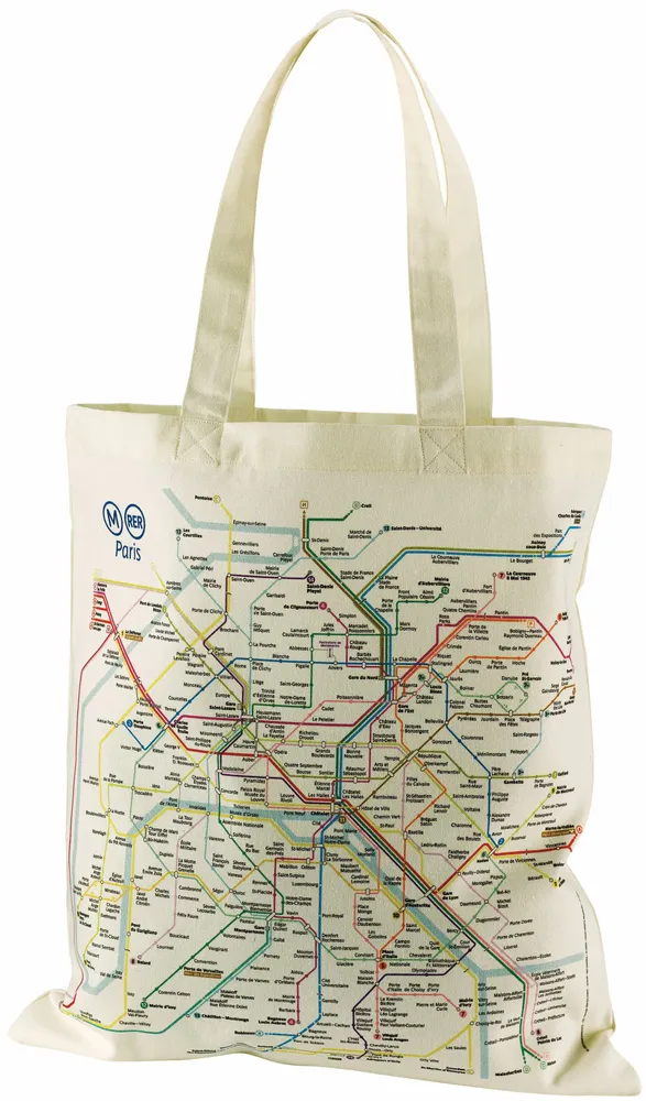 Sacs et cabas - Sac totebag RATP Ecru 38 x 42 - MAISON VIVARAISE - SDE VIVARAISE WINKLER