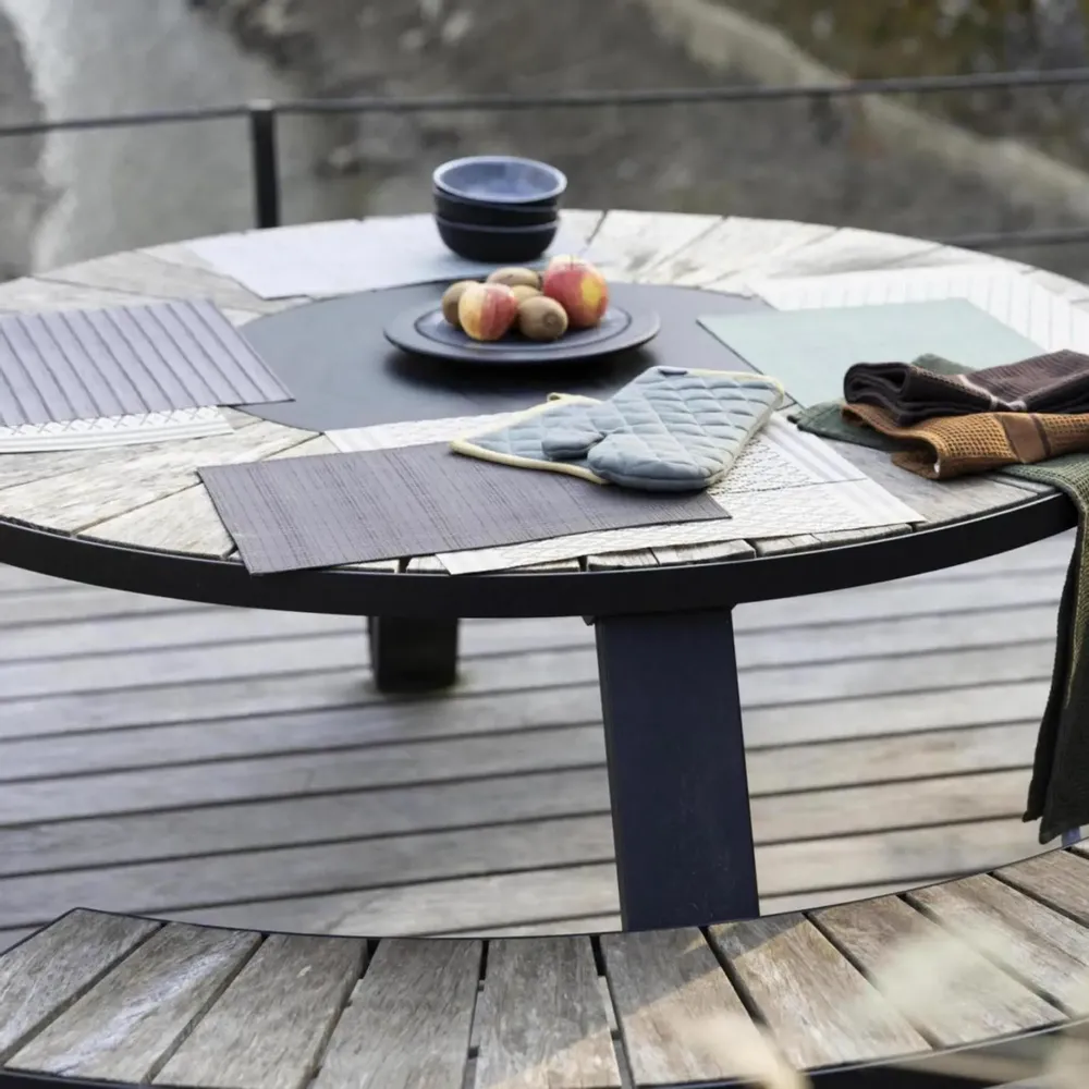 Nappes - Set de table Manoka Orage 33 x 45 - MAISON VIVARAISE - SDE VIVARAISE WINKLER