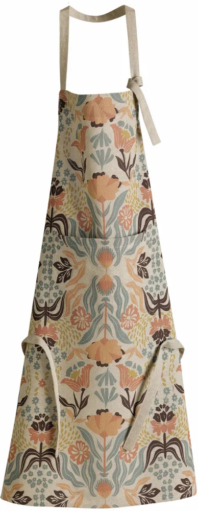 Aprons - Youri Multico Kitchen Apron with Pocket 72 x 85 - MAISON VIVARAISE - SDE VIVARAISE WINKLER