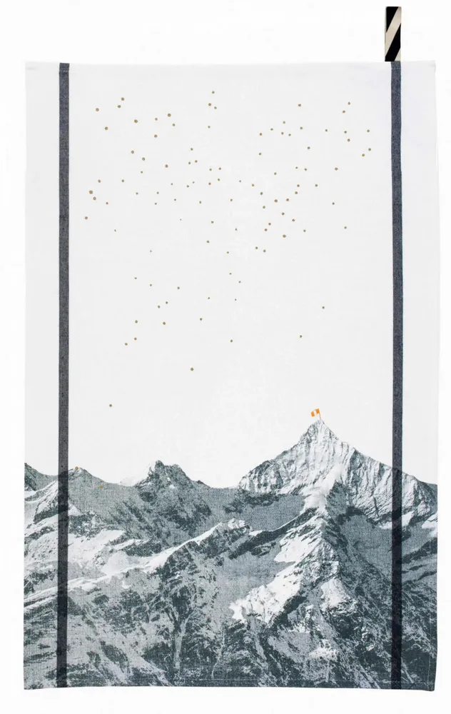 Dish towels - Tea towel Bernard Blanc 50 X 70 - LA CERISE SUR LE GATEAU