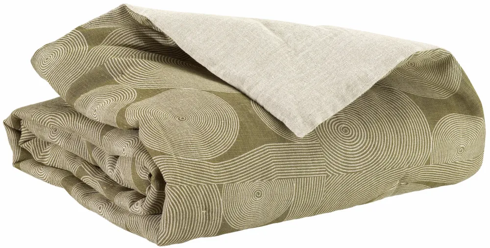 Throw blankets - Printed throw Tito Naturel 135 X 200 - MAISON VIVARAISE - SDE VIVARAISE WINKLER