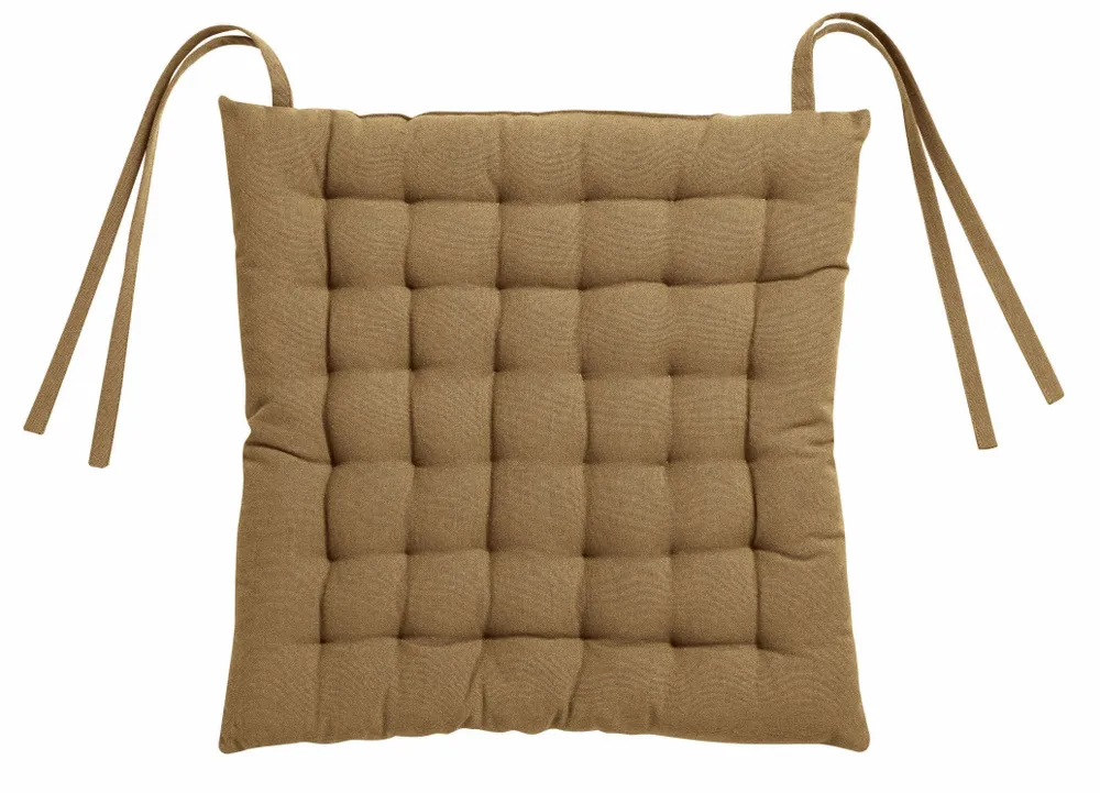 Chairs - Recycled chair seat pad Zea Tabac 38 X 38 X 3 - MAISON VIVARAISE - SDE VIVARAISE WINKLER