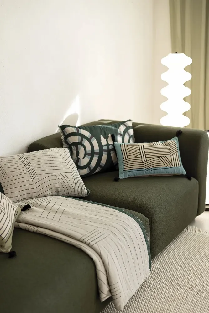 Bed linens - Bed Throw Zeff Kori Abysse 85 X 200 - MAISON VIVARAISE - SDE VIVARAISE WINKLER