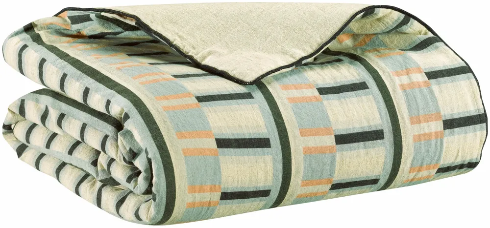 Throw blankets - Printed throw Jason Ciel 135 X 200 - MAISON VIVARAISE - SDE VIVARAISE WINKLER