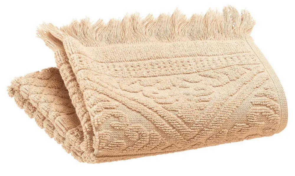 Serviettes de bain - Serviette invité Zoé Poudre 30 x 50 - MAISON VIVARAISE - SDE VIVARAISE WINKLER