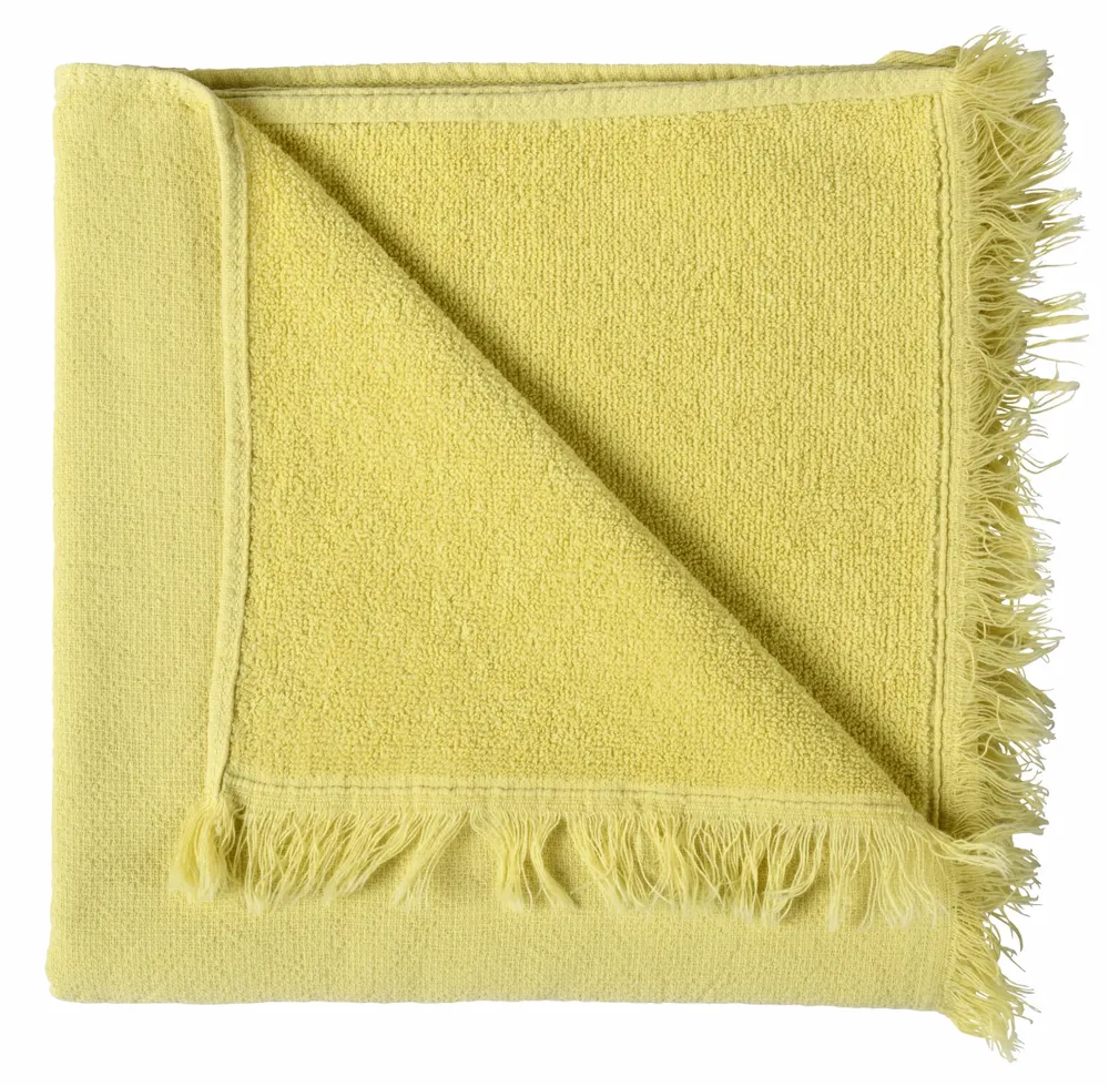 Bath towels - Luna Hand Towel Butter 50 X 100 - LA CERISE SUR LE GATEAU