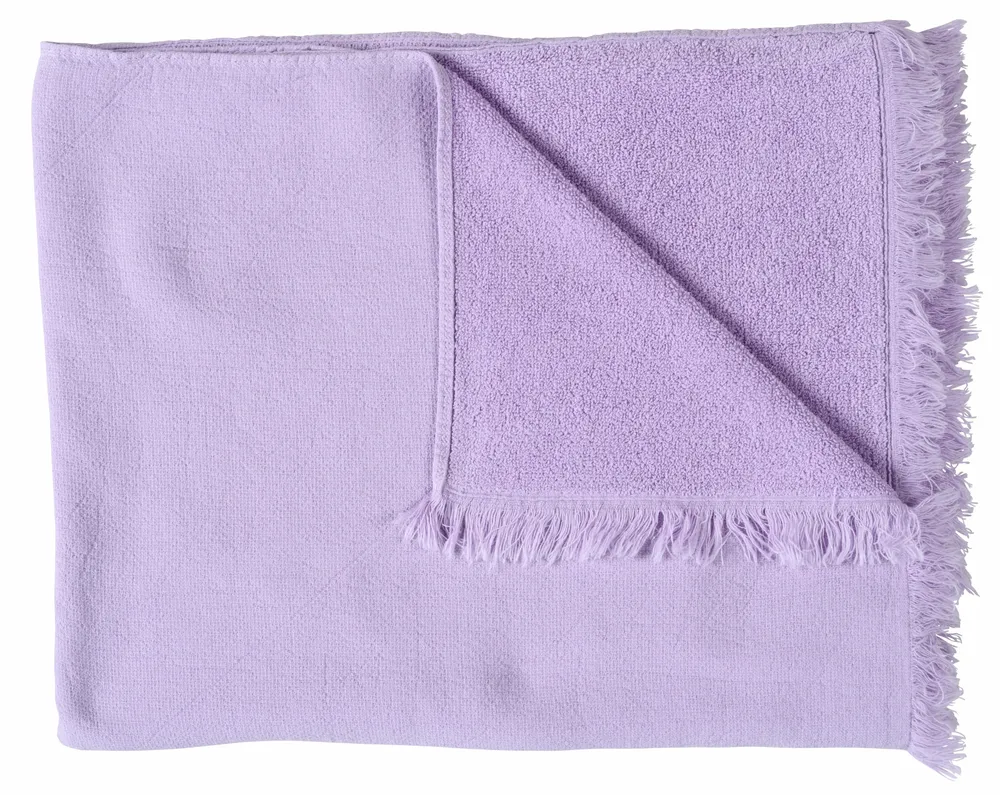Bath towels - Maxi Bath Sheet Luna Lilas 100 X 160 - LA CERISE SUR LE GATEAU
