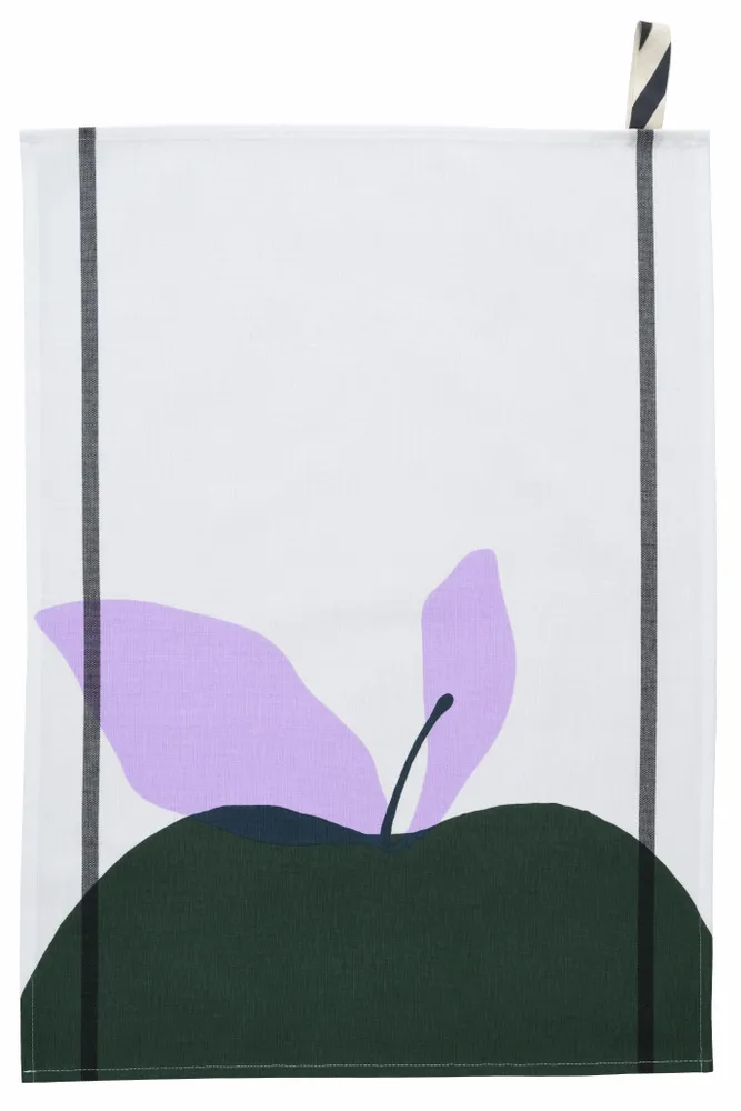 Torchons - Torchon Pomme Granny Blanc 50 x 70 - LA CERISE SUR LE GATEAU