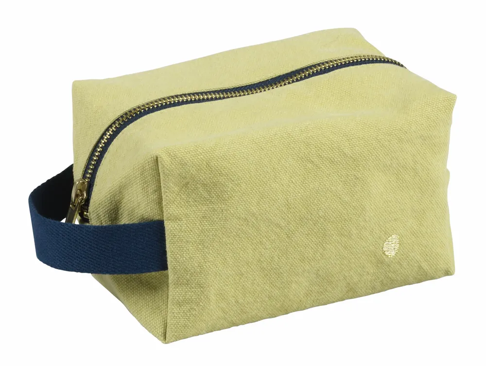 Pochettes - Trousse cube Iona Ananas 10 x 16 x 10 - LA CERISE SUR LE GATEAU