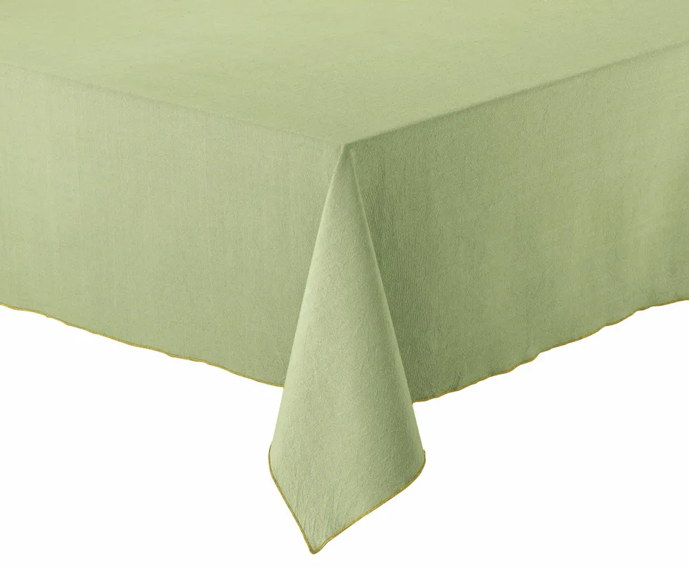 Nappes - Nappe recyclée Grace Amande 180 x 350 - MAISON VIVARAISE - SDE VIVARAISE WINKLER