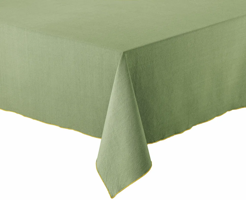 Nappes - Nappe recyclée Grace Matcha 180 x 350 - MAISON VIVARAISE - SDE VIVARAISE WINKLER