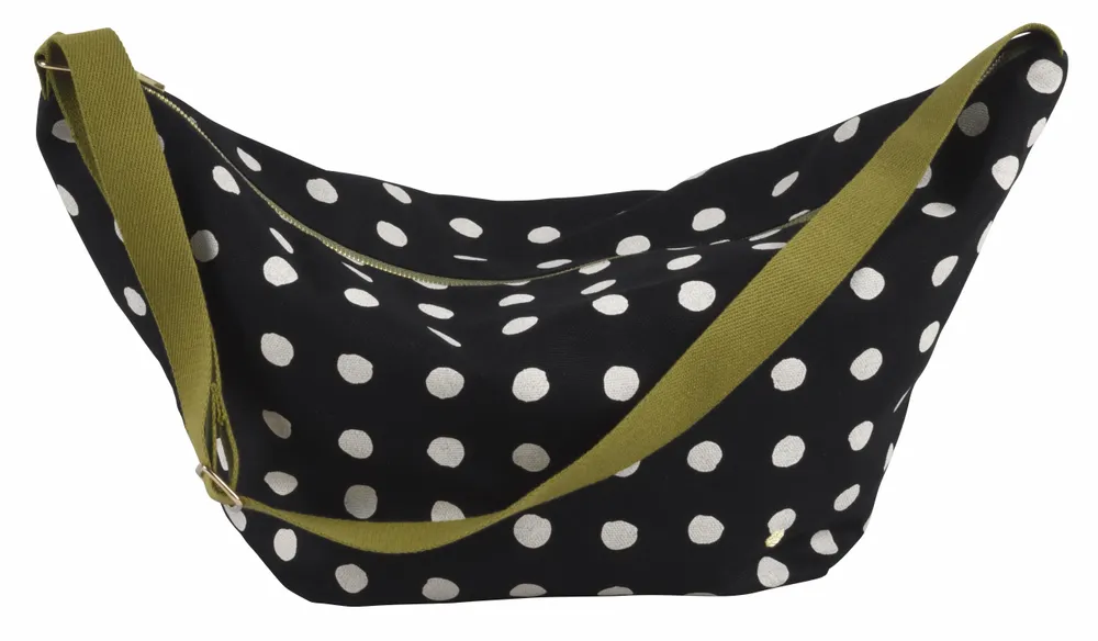 Sacs et cabas - Sac demi-lune Mia Caviar 53 x 28 x 12 - LA CERISE SUR LE GATEAU