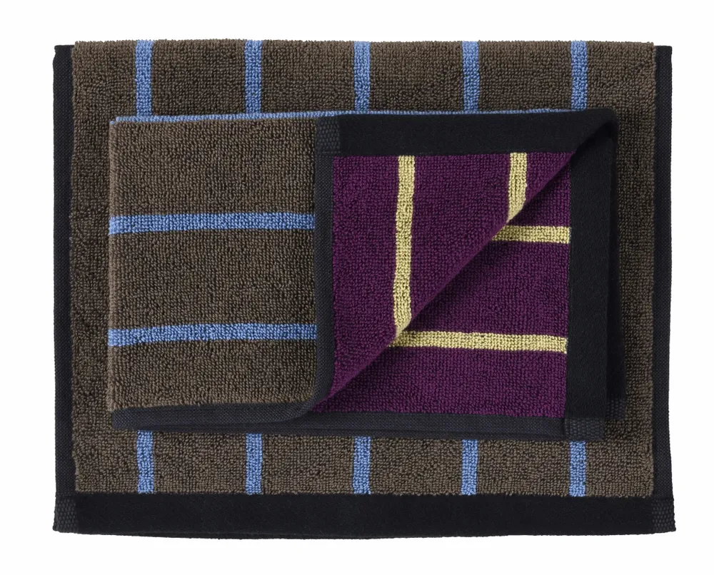 Bath towels - Set of 2 Charly guest towels Potatoes 30 X 50 - LA CERISE SUR LE GATEAU