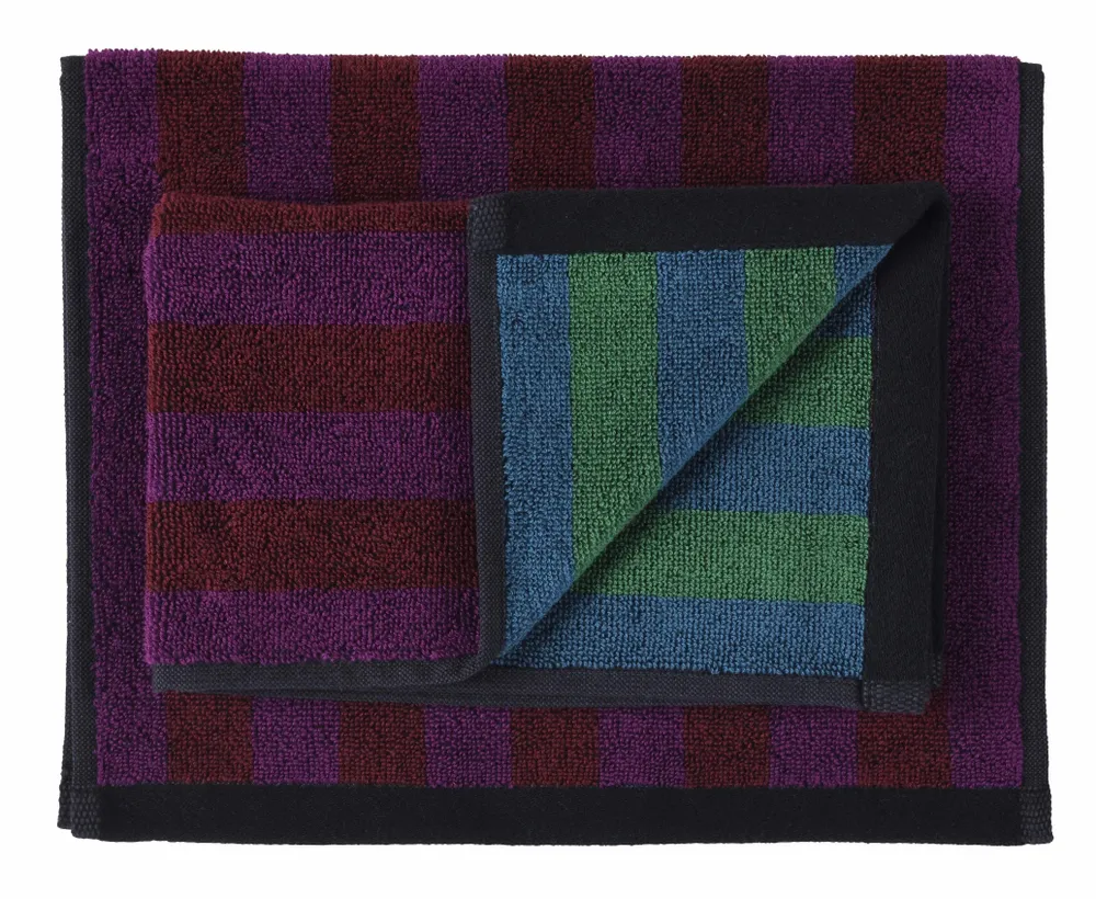 Serviettes de bain - Lot de 2 serviettes invités Charly Figue 30 x 50 - LA CERISE SUR LE GATEAU