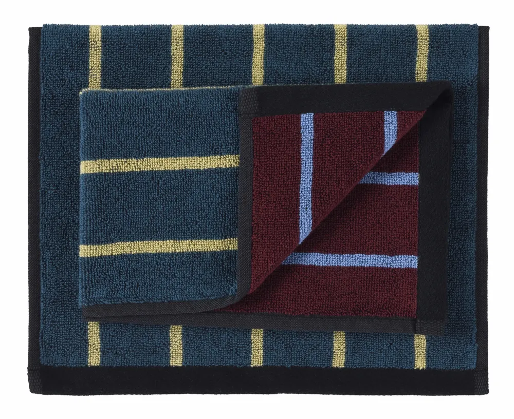 Bath towels - Set of 2 guest towels Charly Abyss 30 X 50 - LA CERISE SUR LE GATEAU