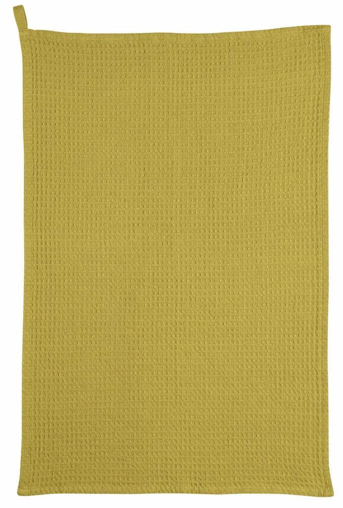 Torchons - Torchon nid d'abeilles uni Mumba Bergamote 50 x 70 - MAISON VIVARAISE - SDE VIVARAISE WINKLER