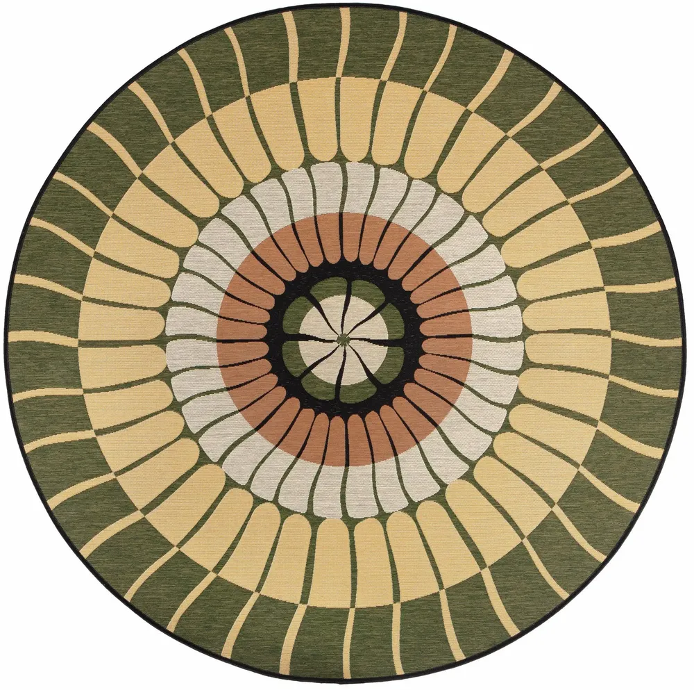 Rugs - Outdoor rug Zeno Cèdre Diamètre 160 - MAISON VIVARAISE - SDE VIVARAISE WINKLER