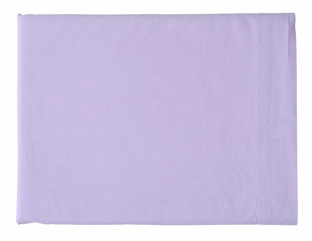 Linge de lit - Drap plat Céleste Lilas 260 x 310 - LA CERISE SUR LE GATEAU