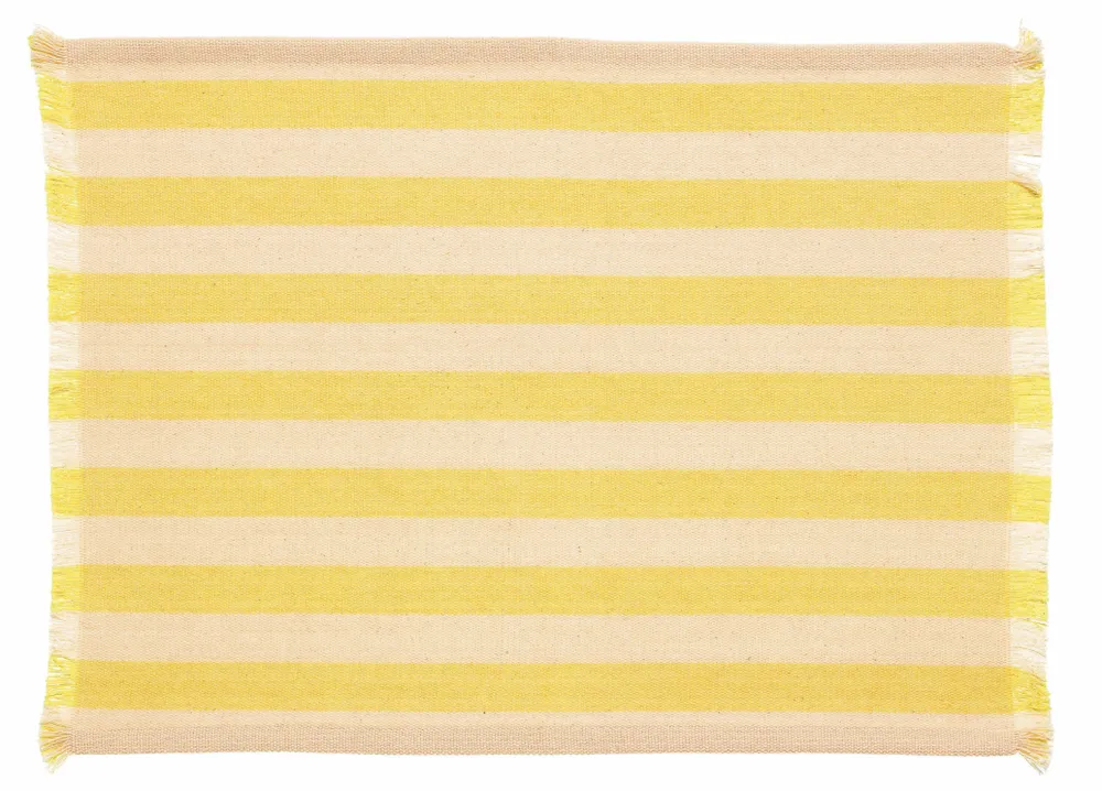 Table cloths - Recycled placemat Yanis Soleil 35 X 45 - MAISON VIVARAISE - SDE VIVARAISE WINKLER