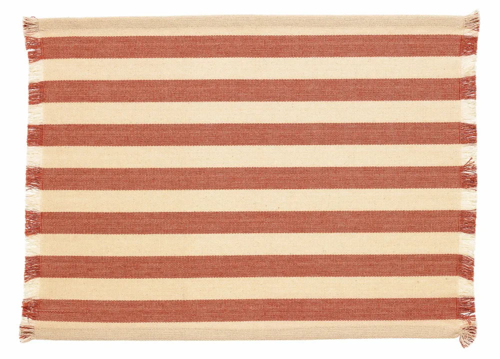 Table cloths - Recycled Placemat Yanis Tomette 35 X 45 - MAISON VIVARAISE - SDE VIVARAISE WINKLER