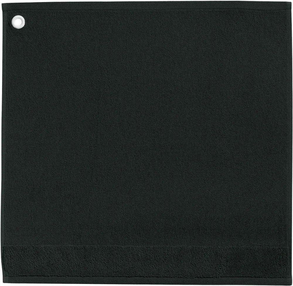 Tea towel - Kitchen Towel Terry W/Eyelet Curl Noir 50 X 50 - MAISON VIVARAISE - SDE VIVARAISE WINKLER