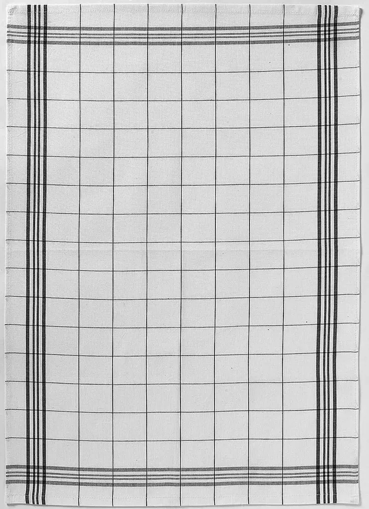 Torchons - Torchon Carreaux noir 50 X 70 - MAISON VIVARAISE - SDE VIVARAISE WINKLER